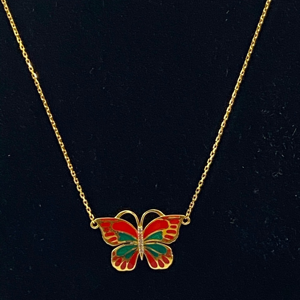 Beautiful butterfly necklace